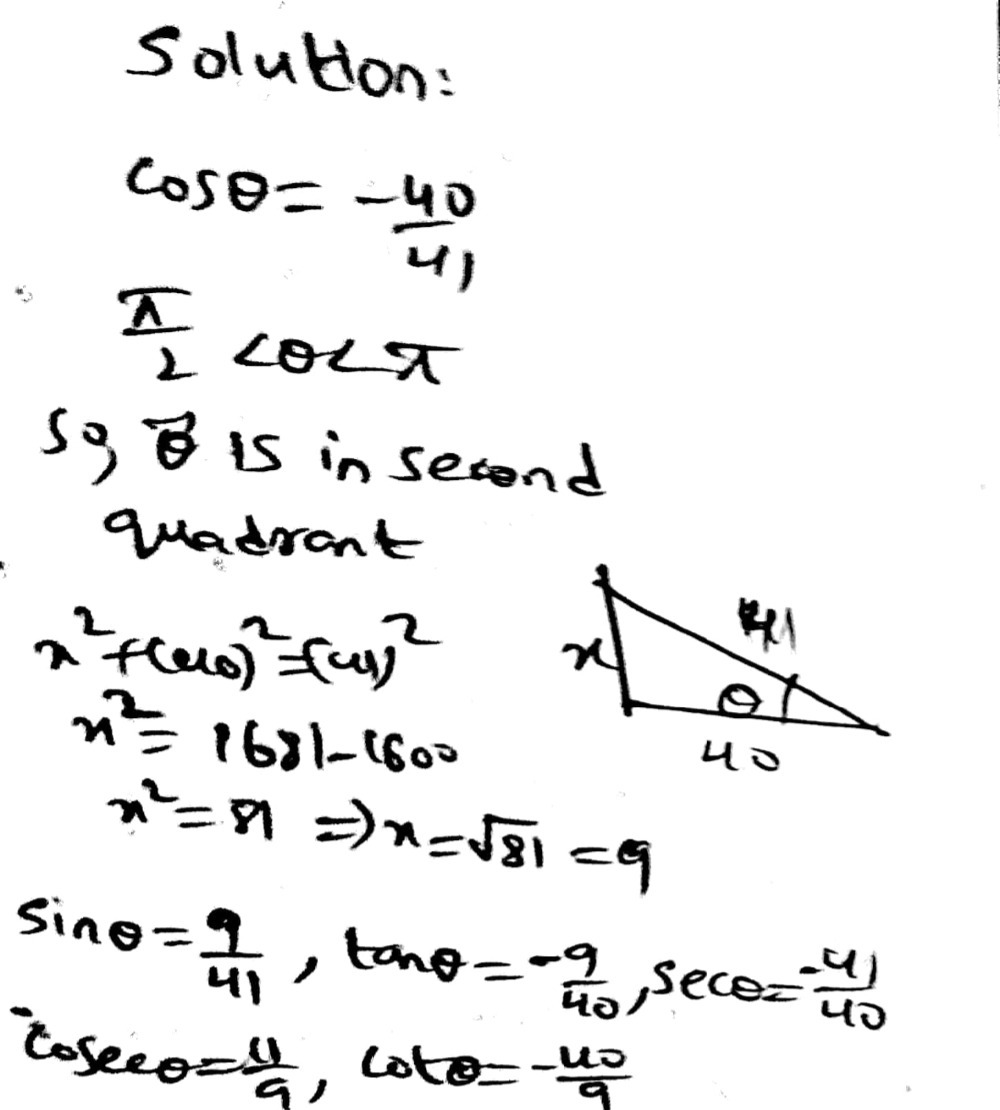 Given Cos 8 40 41 And A Frac P 2 8 Gauthmath Given Cos 8 40 41 And A Frac P 2 8 Gauthmath