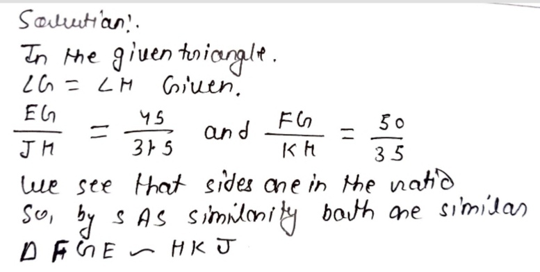 Determine If The Triangles Are Similar By Gauthmath Determine If The Triangles Are Similar By Gauthmath