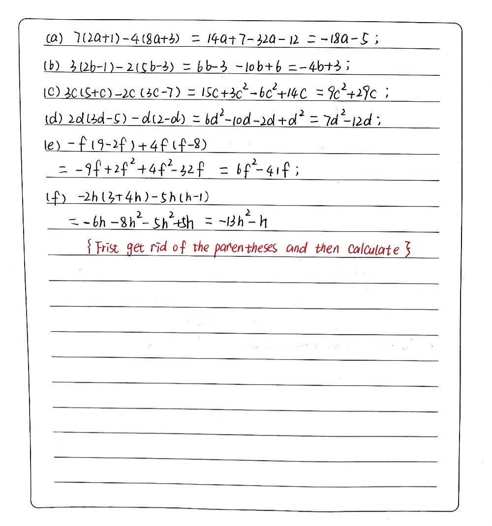 6 Expand And Simplify Each Of The Following Exp Gauthmath