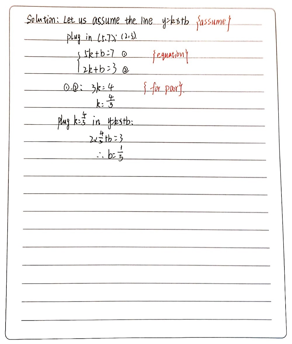 how to write in standard form ax by c