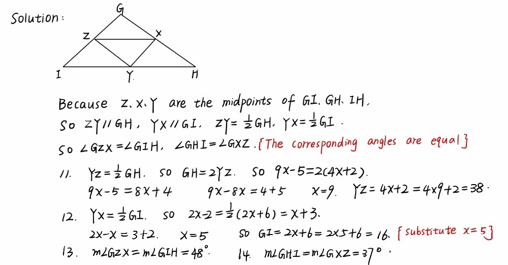 C Use The Diagram Ol Delta Ghi Where X Y And Z Gauthmath