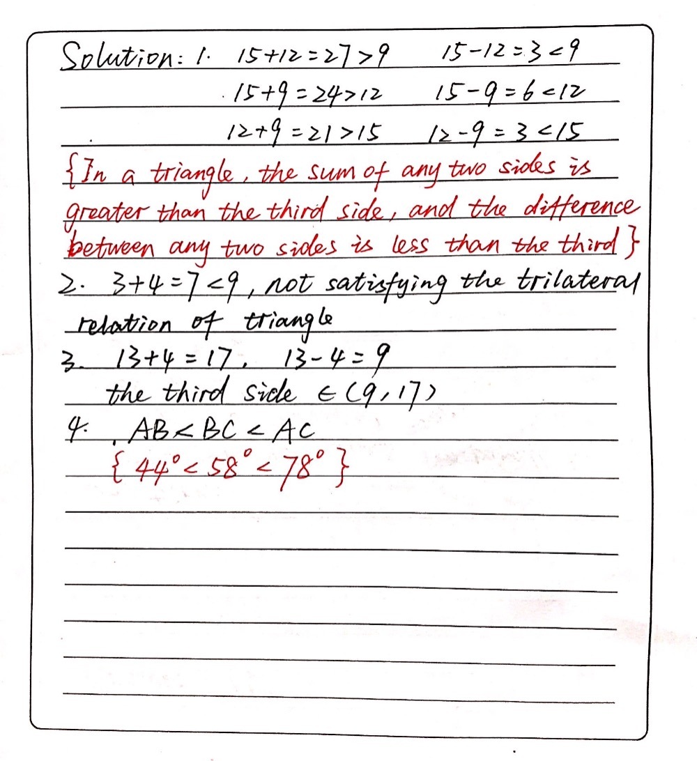 B Answer The Following Questions 1 Does A Trian Gauthmath