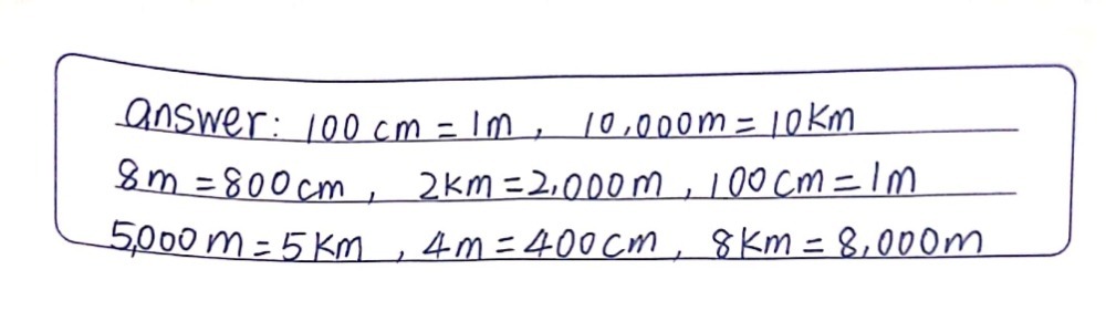 100 Cm M M 10 000 M Type Km 8 M Type Cm 2 Gauthmath