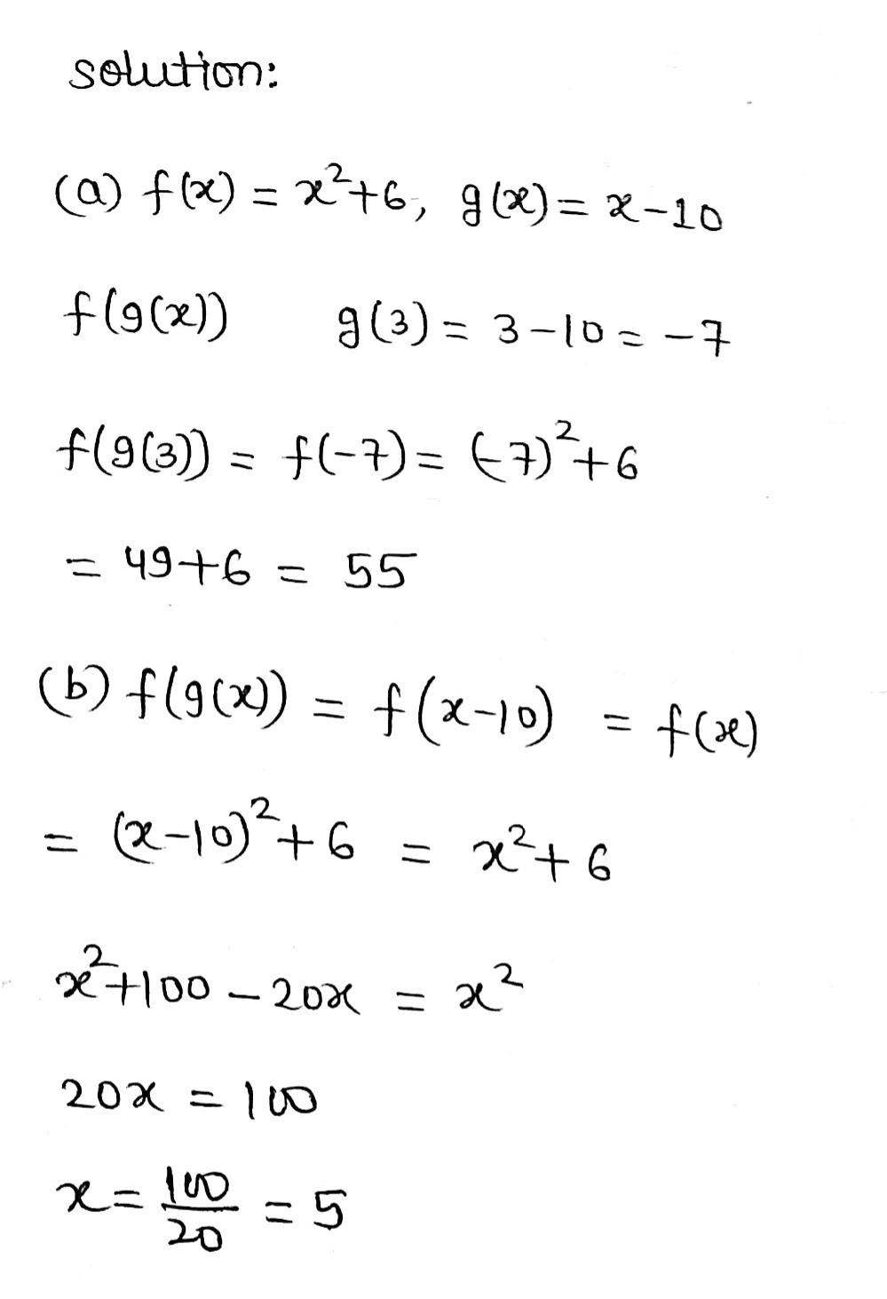 The Functions F And G Are Defined As Fx X2 6 Gx X Gauthmath