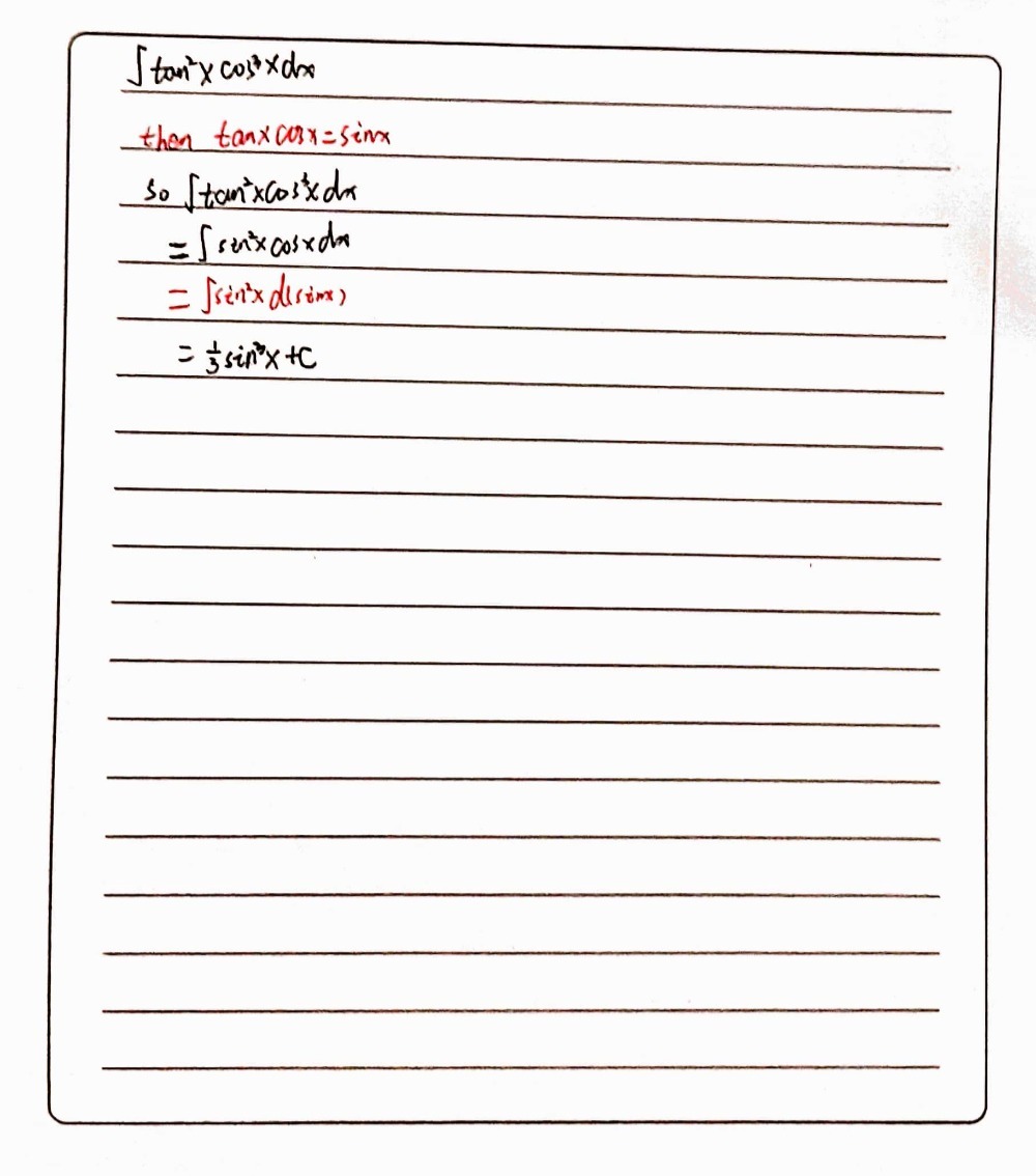 Evaluate The Integral T Tan 2x Cos 3x Dx A Gauthmath