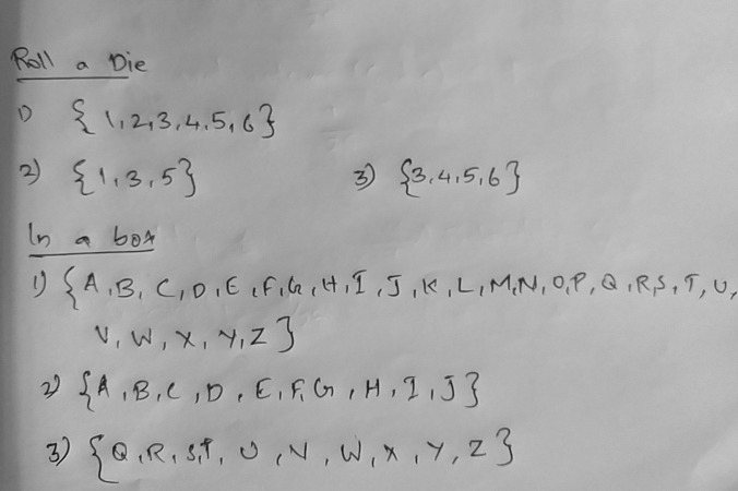 Activity 2 Roll A Die An Experiment Cor Sists Of Gauthmath