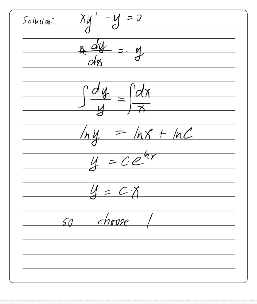 The Differential Equation Having Y Ax 2 Bx C Is