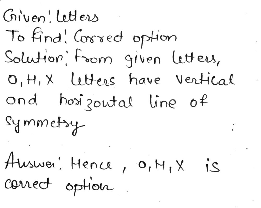 15 Which Of The Following Letters Have Both Verti Gauthmath