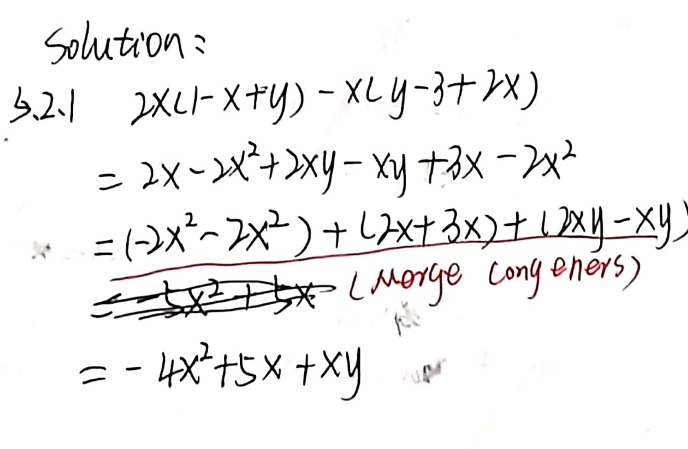 5 1 Add 3x X 4 And 3 2x X 5 2 Simplify 5 2 1 Gauthmath