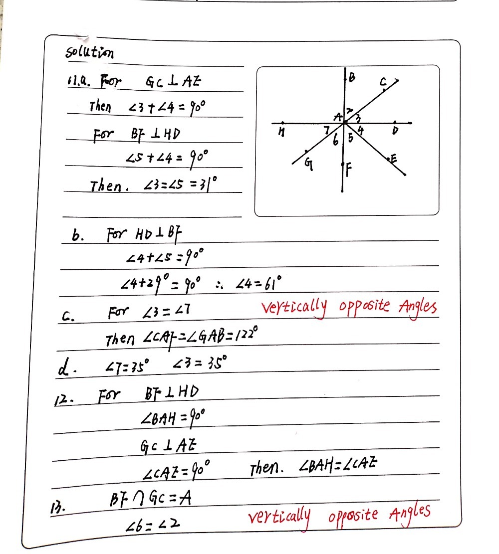 Solved: MULTI-STEP PROBLEM In Exercises 11-13 , use the diagram. In the ...