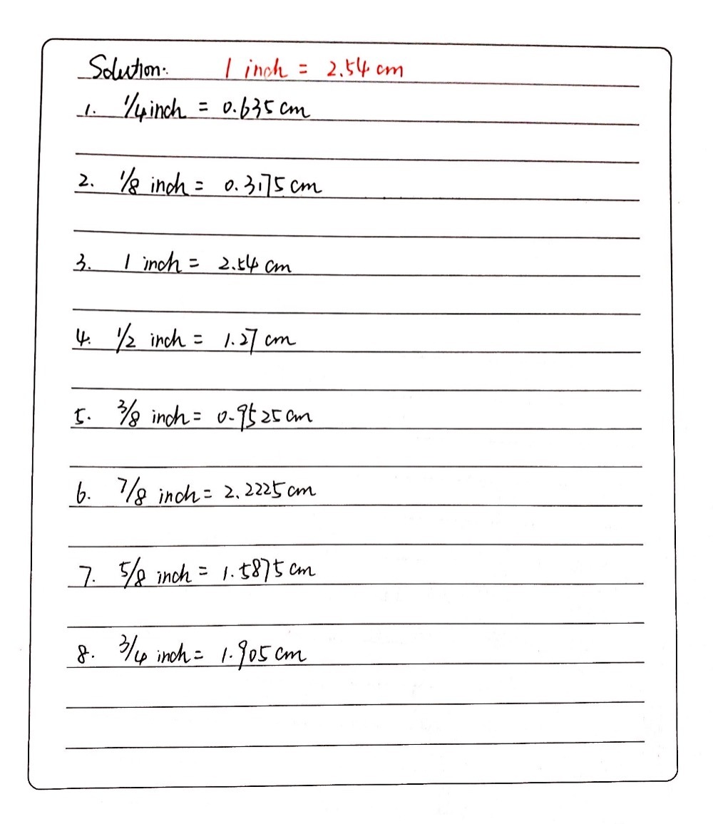 Rection Convert The Following Measurements In Cen Gauthmath