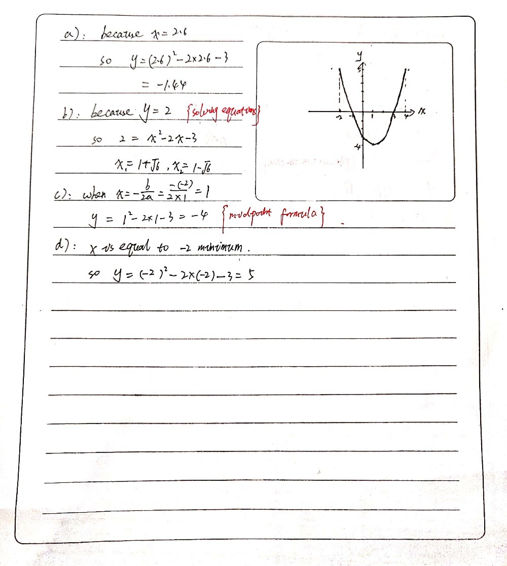 Draw The Graph Of Y X2 2x 3 For The Values Of X F Gauthmath Draw The Graph Of Y X2 2x 3 For The Values Of X F Gauthmath