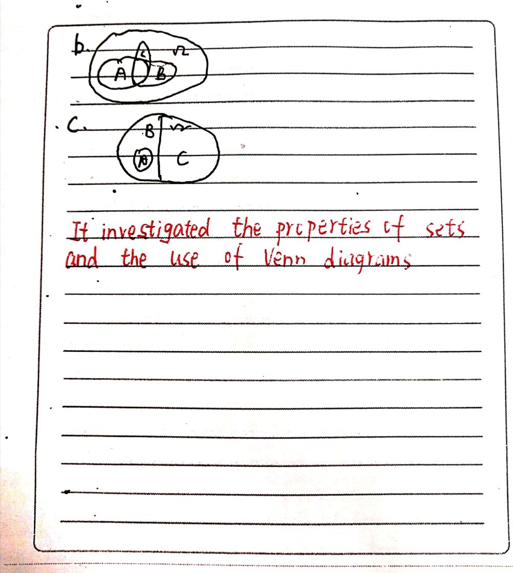 Q5 Let A B C Be Three Different Subsets Of W A Gauthmath