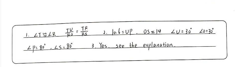 On The Graphing Paper 1 Draw Triangle Tup Wher Gauthmath