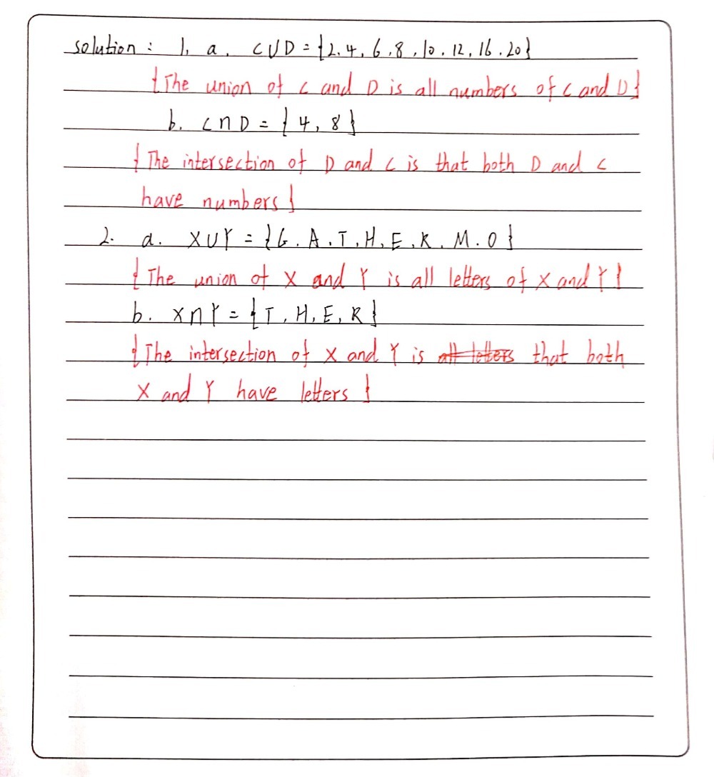 Activity Find The Union And Intersection Of The F Gauthmath Activity Find The Union And Intersection Of The F Gauthmath