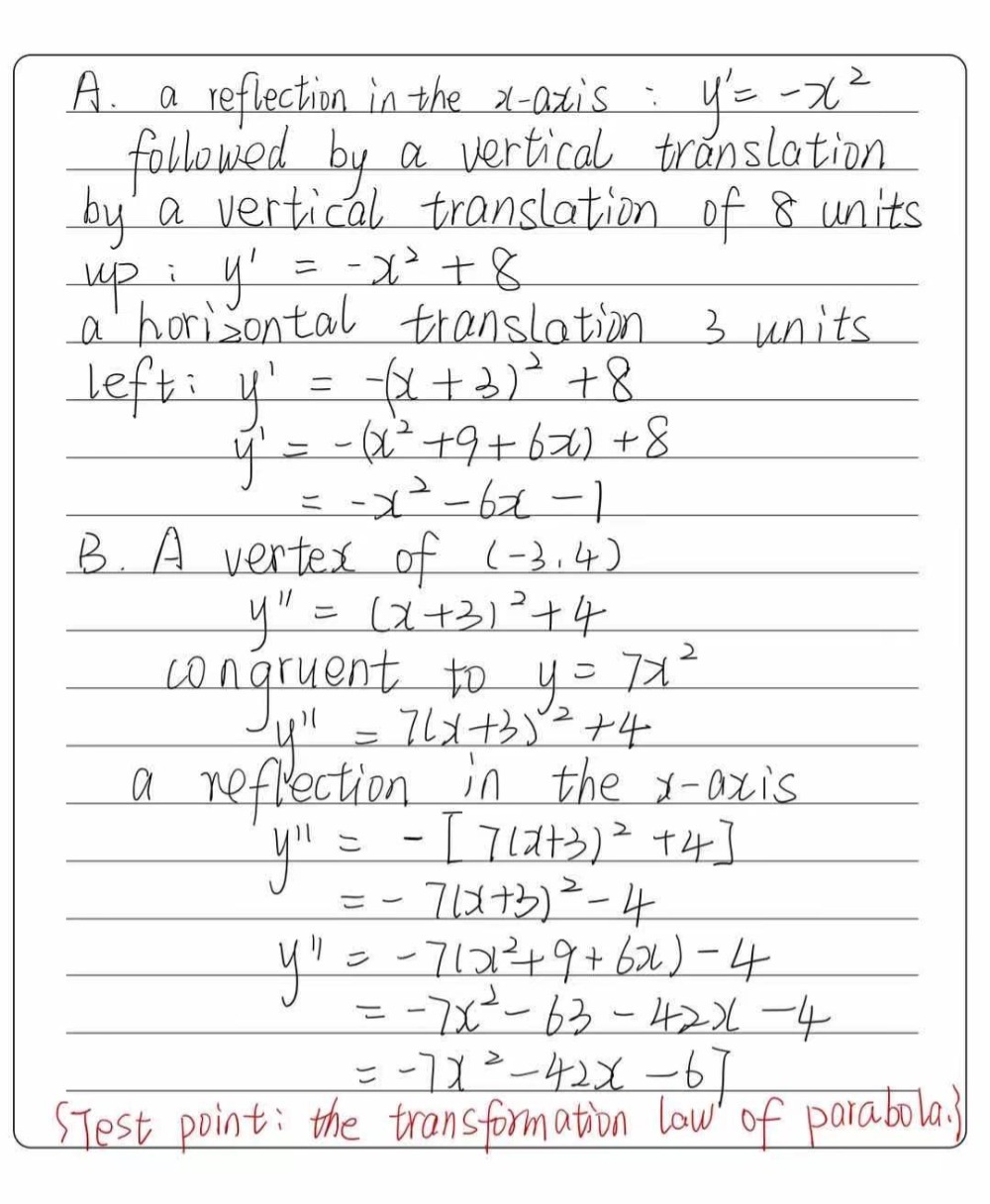 Write An Equation In Both Vertex Form And Standard Gauthmath Write An Equation In Both Vertex Form And Standard Gauthmath