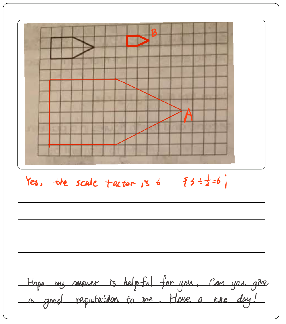 Scaled Copy Grid Math Solved: Here is a polygon on a grid. a. Draw a scaled copy of the ...