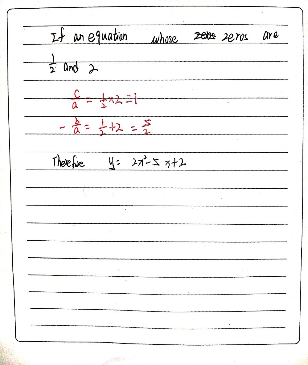 4 What Is The Simplest Equation Of Quadratic Func Gauthmath