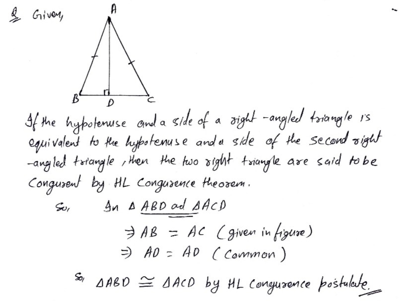 Determine If You Can Use The Hl Congruence Theorem Gauthmath 4743