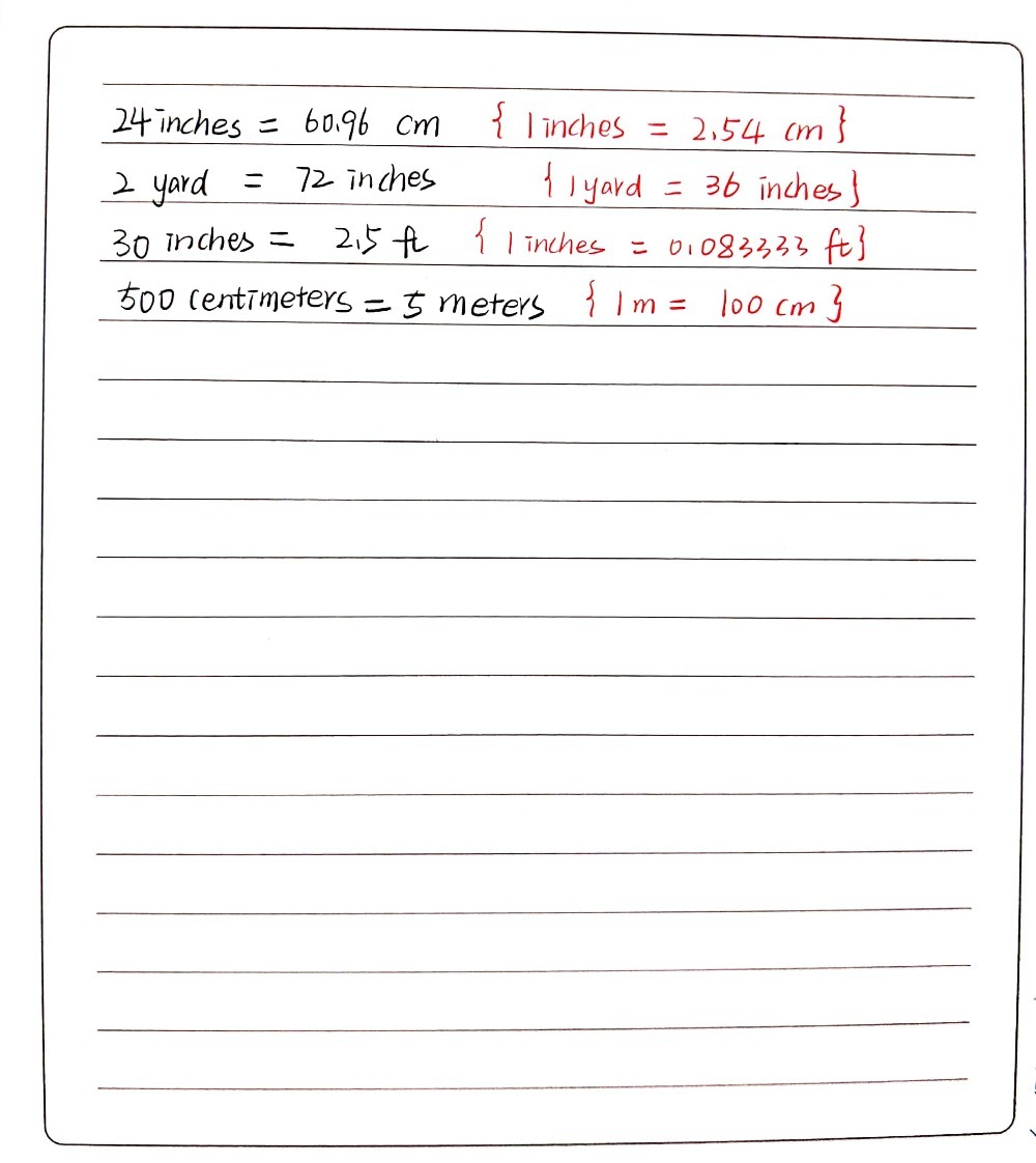 24 Inches Underline Cm 2 Yard Underline Inch Es Gauthmath 24 Inches Underline Cm 2 Yard Underline Inch Es Gauthmath