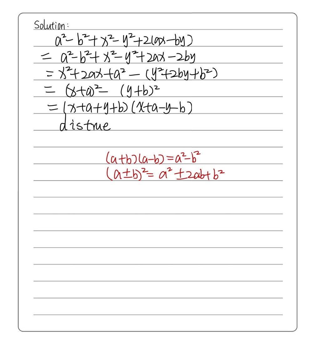 3 Indicar Un Factor De Px Y B2 X2 Y2 2ax By Gauthmath 3 Indicar Un Factor De Px Y B2 X2 Y2 2ax By Gauthmath