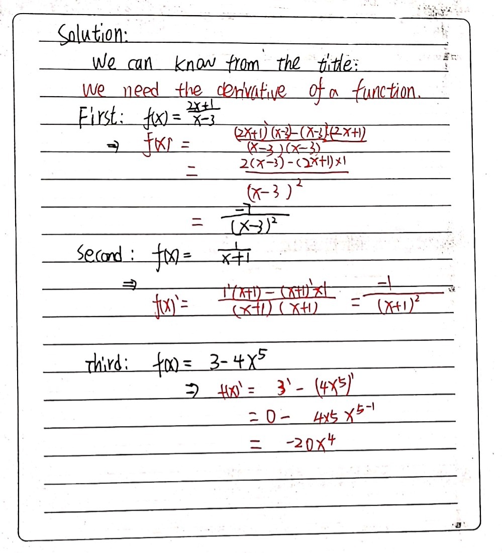 16 If Fx 2x 1 X 3 Then F X Is Equal To C Frac Gauthmath