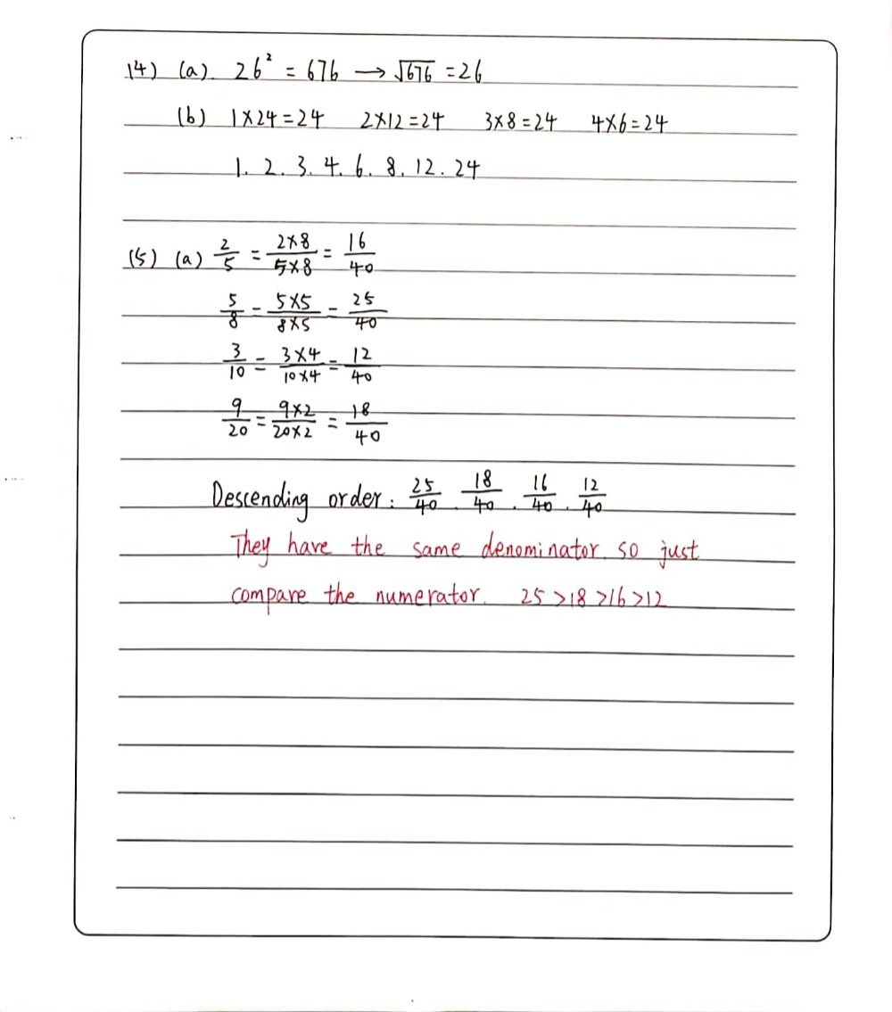 4 A Calculate Te Square Root Of 676 Gauthmath