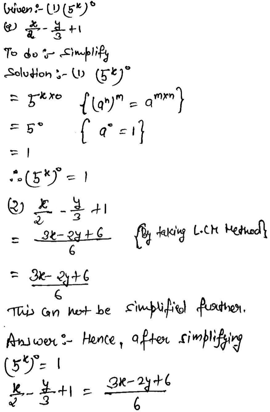 Simplify The Following Expressions 4 1 5x0 4 2 X Gauthmath