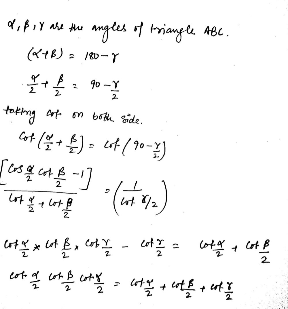 12 If A B G Are The Angles Of A Triangle A Gauthmath