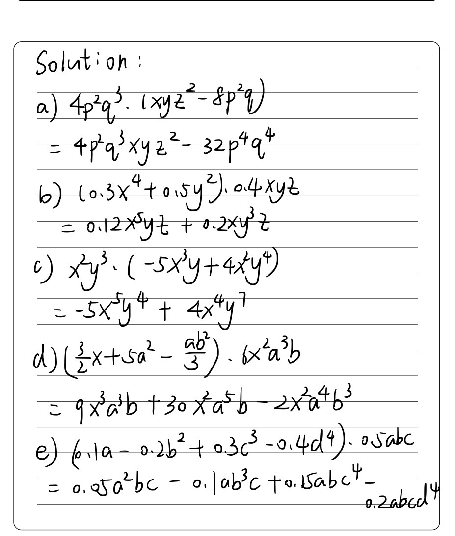 A 4p2q3 Xyz2 8p2q B 0 3x4 0 5y2 0 4xyz C X2y Gauthmath