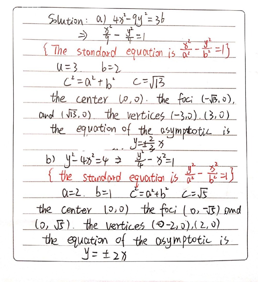 0 Find The Coordinates Of The Center The Foci Gauthmath