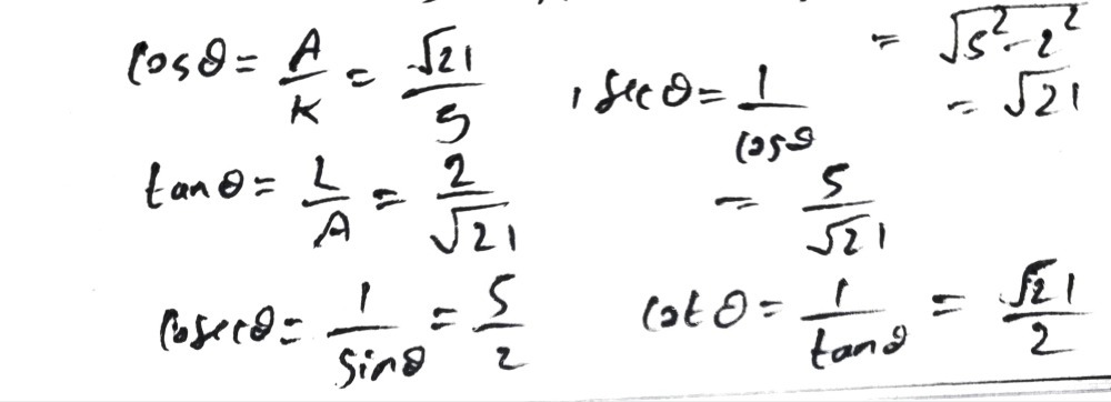 Find The Values Of The Other Five Trigonometric Fu Gauthmath