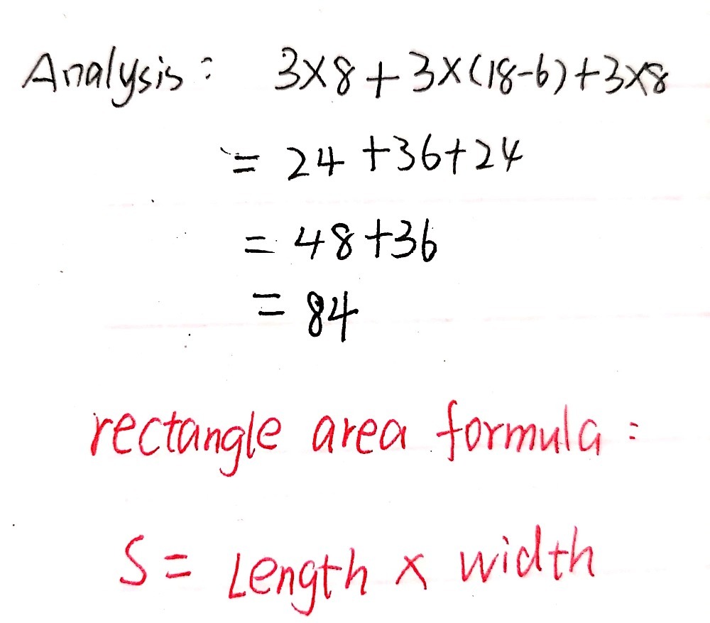 3 3cm 3cm 5cm 5cm 8cm 8cm 18cm Gauthmath