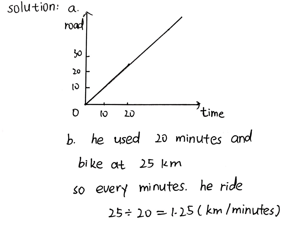 1 Andres Rides His Bike At A Steady Rate Of 25 K Gauthmath