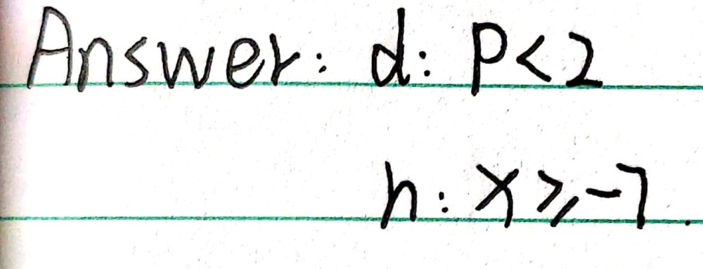 4 Solve The Following Inequalities Aj 3x 2 S Gauthmath