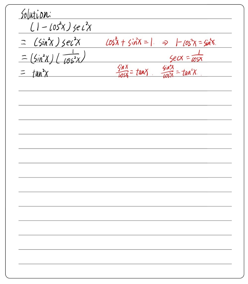 Complete The Proof Of The Identity By Choosing The Gauthmath