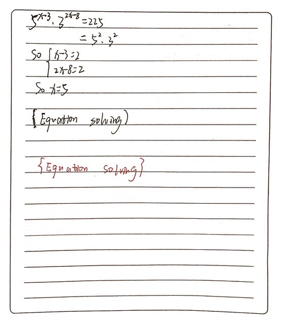 Solve A 5x 3 32x 8 225 Gauthmath