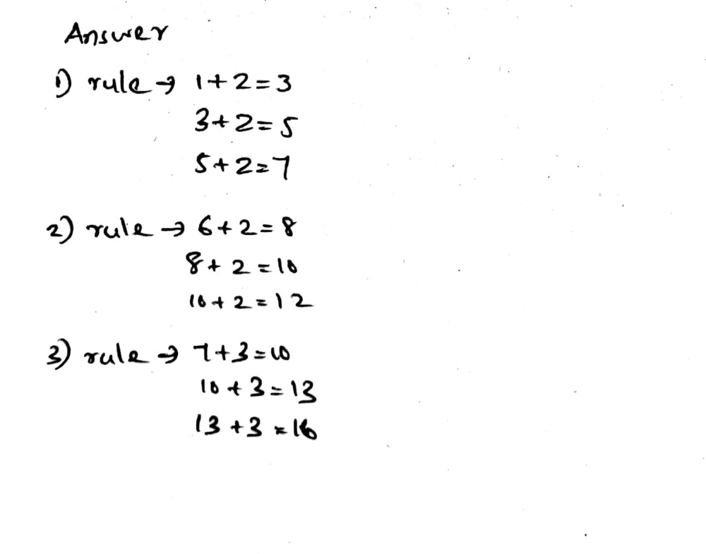 Assessment Find The Three Terms In Each Sequence Gauthmath