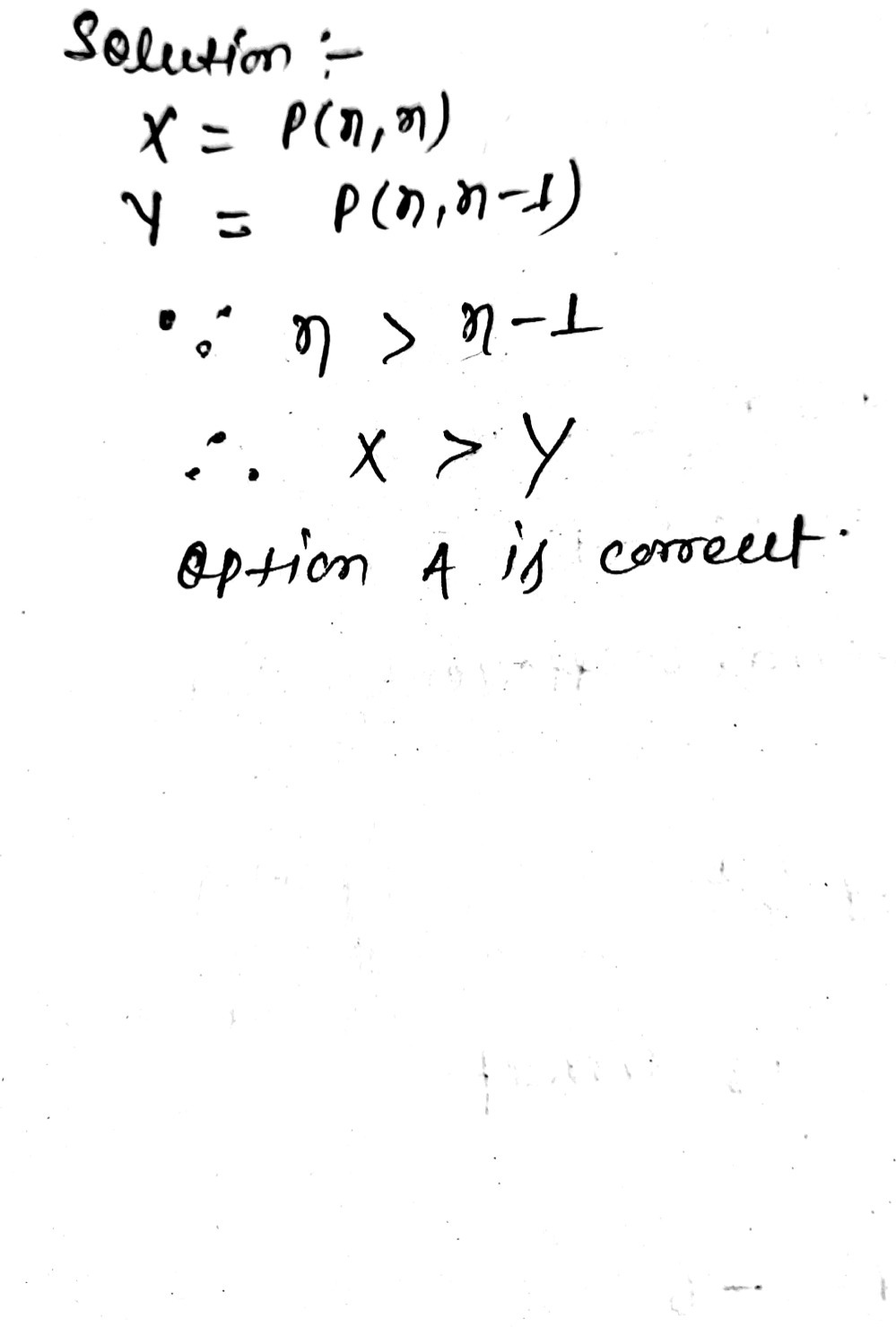 Given X P Cn N And Y Pn H 2 What Can Be Coneluded Gauthmath