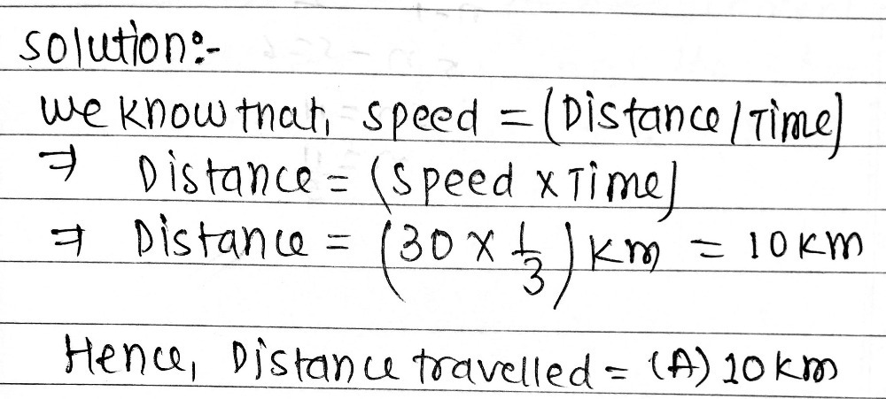 2 The Speed Of A Bus Is 30km H How Far Can The B Gauthmath