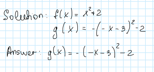 The Graph Below Shows Two Functions Fx And Gx Wri Gauthmath The Graph Below Shows Two Functions Fx And Gx Wri Gauthmath