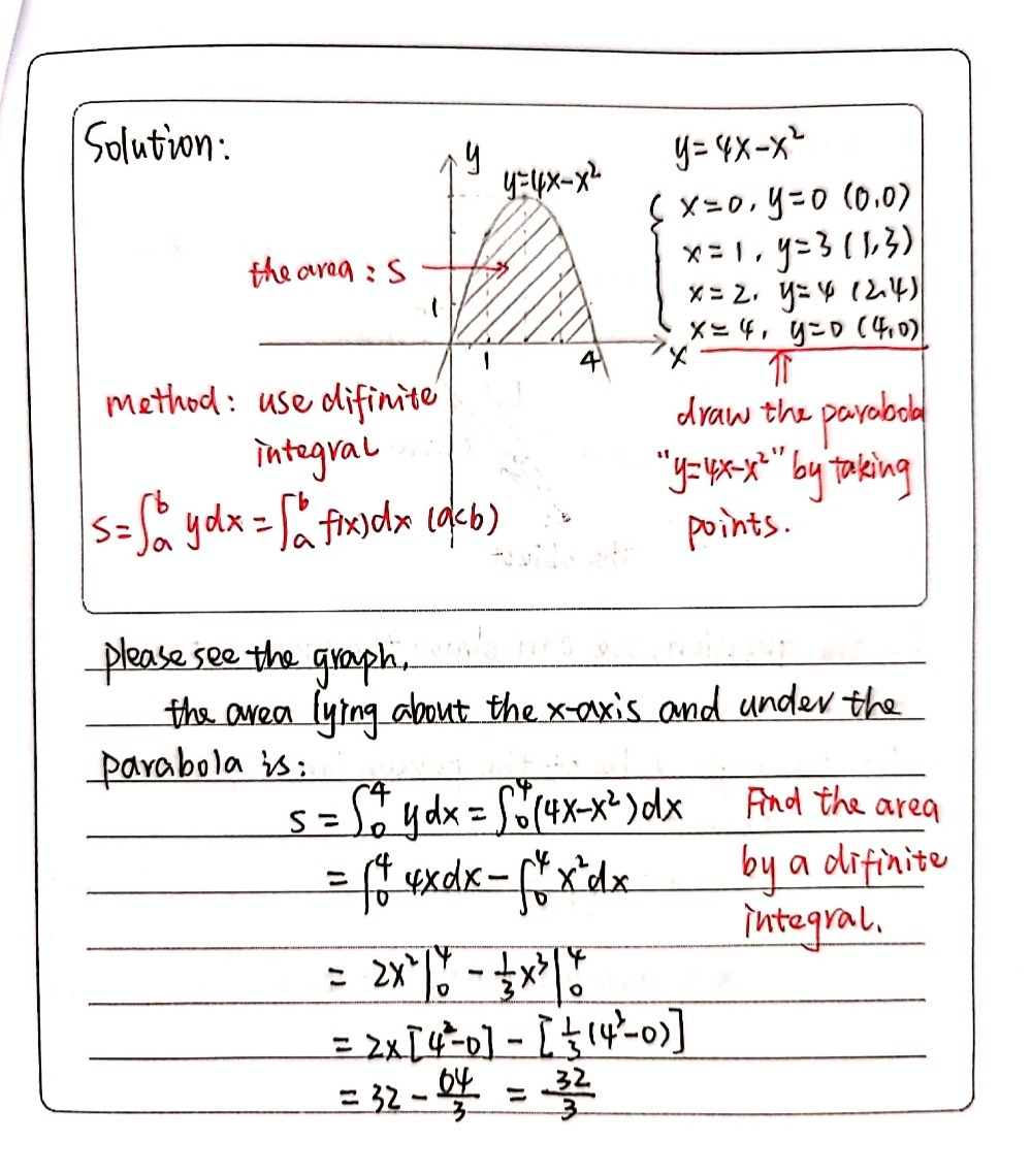 2 Find The Area Lying Above The X Axis And Under Gauthmath