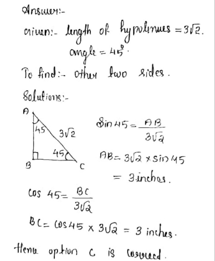 A1 2 B 3 2 H Square Root Of 2 2 Di Square Ro Gauthmath