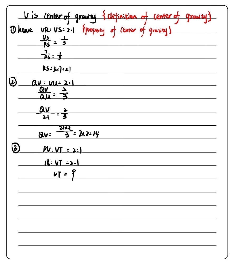 The Medians Of Pqr Are Overline Pt Overline Gauthmath