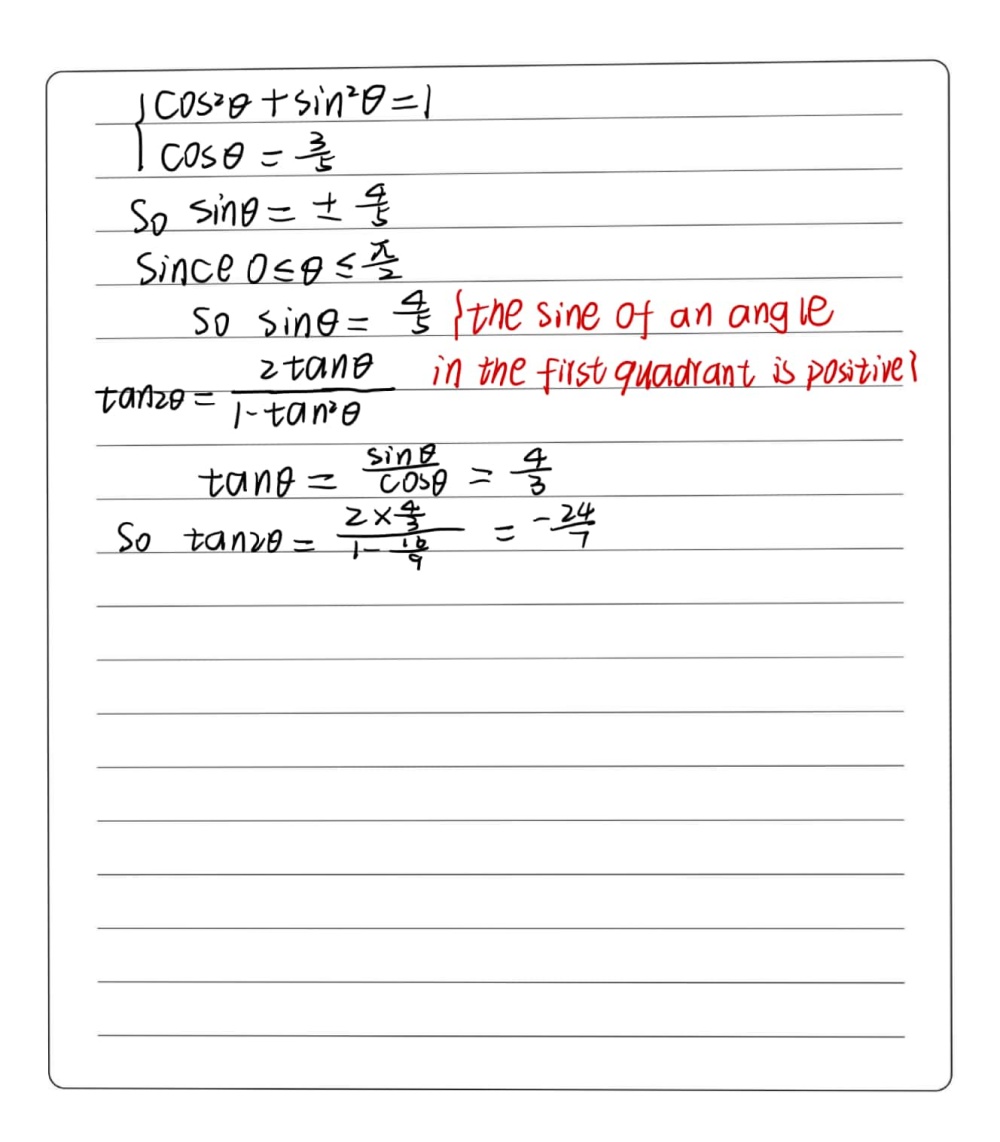 Find The Exact Value Of Tan 2 8 If Cos 8 3 Gauthmath