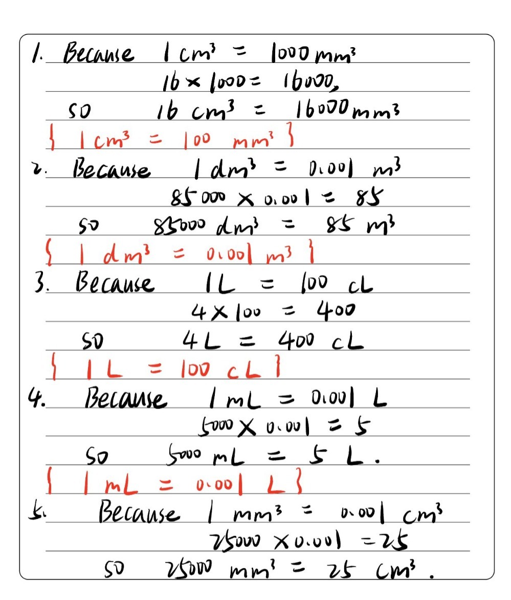 Cubic Mm To Cm3