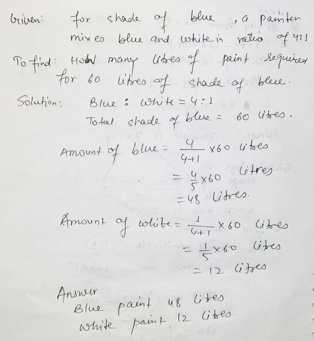 11 To Get A Shade Of Blue A Painter Mixes Blu Gauthmath