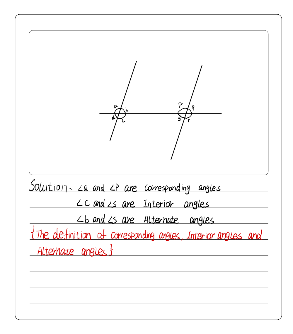 Solved: Based on the diagram below, match the pairs of angles to the ...