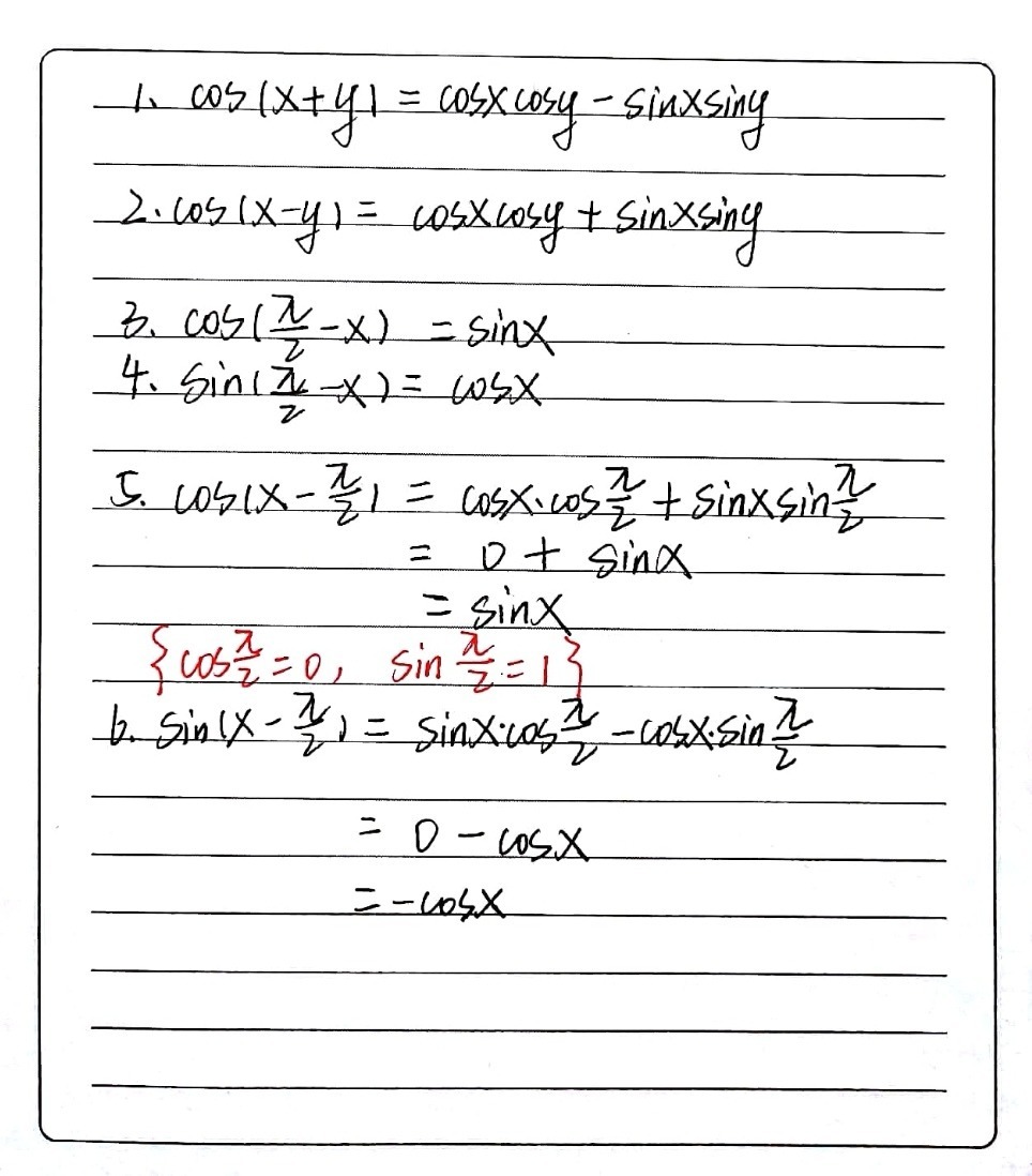 1 Cos X Y Underline 2 Cos X Y Underline 3 Cos Gauthmath