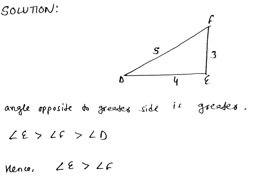 A. Using The Triangle Inequality Theorem, Fill I - Gauthmath